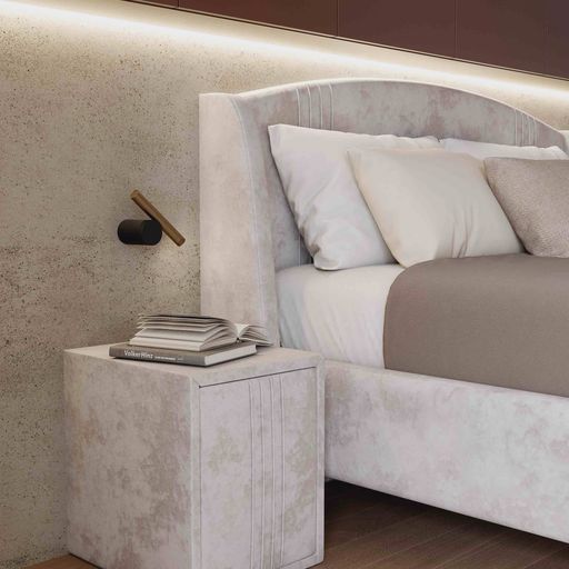 Кровать с подъемным механизмом «Севилья», тиффани бежевая